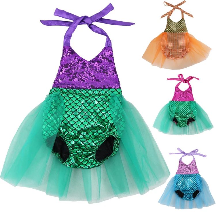 2Pcs/Set! 2017 Baby Girls Sequins Tutu Summer Mermaid Baby Rompers One-Pieces Multi Color Toddler Baby Clothing Girl Rompers
2Pcs/Set! 2017 Baby Girls Sequins Tutu Summer Mermaid Baby Rompers One-Pieces Multi Color Toddler Baby Clothing Girl Rompers