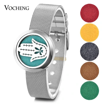 10pcs/lot Aromatherapy Locket Bracelet 316L Stainless Steel Watch Band Palm Magnetic Bangle with Oil Pads VA-298*10
10pcs/lot Aromatherapy Locket Bracelet 316L Stainless Steel Watch Band Palm Magnetic Bangle with Oil Pads VA-298*10