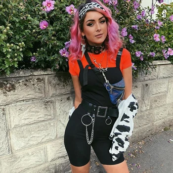 IIamhotty Black Skinny Women Short Jumpsuit Backless Casual Sleeveless Bodysuit Trendy Summer Strappy Playsuit Shorts
IIamhotty Black Skinny Women Short Jumpsuit Backless Casual Sleeveless Bodysuit Trendy Summer Strappy Playsuit Shorts