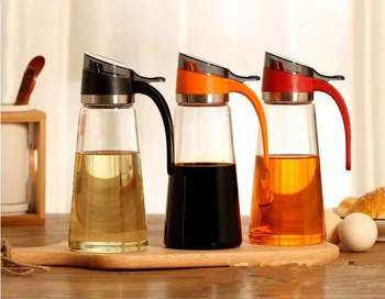 1PC Large Glass Oiler Oil Bottle with Leak-proof Creative Household Bottled Soy Sauce Seasoning Vinegar Bttle Jar OK 0360
1PC Large Glass Oiler Oil Bottle with Leak-proof Creative Household Bottled Soy Sauce Seasoning Vinegar Bttle Jar OK 0360