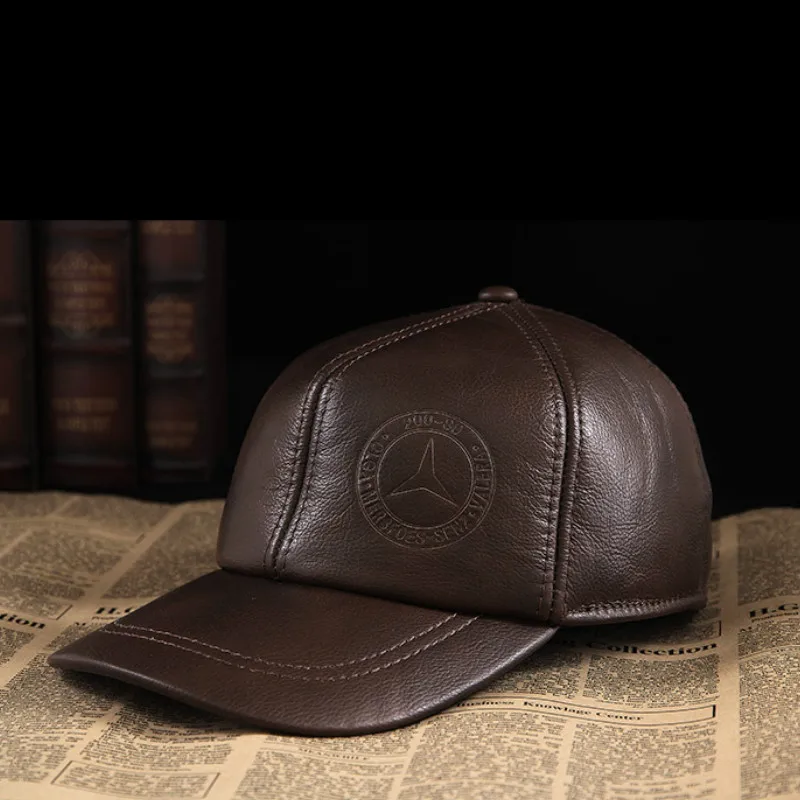 100% Genuine Leather Baseball Cap New Men's Real Leather Cap Male Adult Solid Adjustable Army Hat Winter Warm Peaked Cap B-0572
100% Genuine Leather Baseball Cap New Men's Real Leather Cap Male Adult Solid Adjustable Army Hat Winter Warm Peaked Cap B-0572