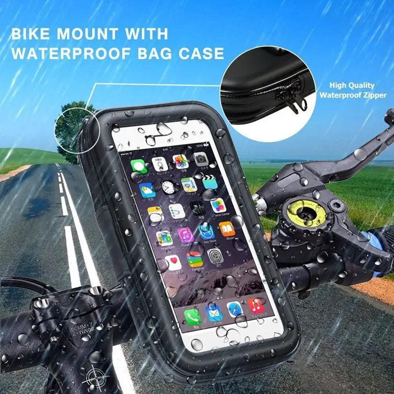Universal Phone Bike Holder Motor Mount Waterproof Sport Case for For Samsung Galaxy S7 S8 S9 Phone Stand for XiaoMi RedMi
Universal Phone Bike Holder Motor Mount Waterproof Sport Case for For Samsung Galaxy S7 S8 S9 Phone Stand for XiaoMi RedMi