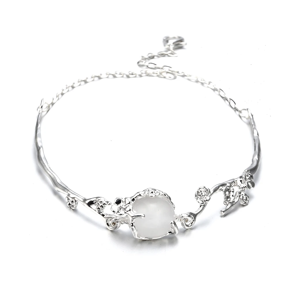 Shayao Natural Opal Beads Bracelets Crystal Fashion Women Bracelet Vintage Stainless Steel Braceletes Bangle for women Gifts
Shayao Natural Opal Beads Bracelets Crystal Fashion Women Bracelet Vintage Stainless Steel Braceletes Bangle for women Gifts