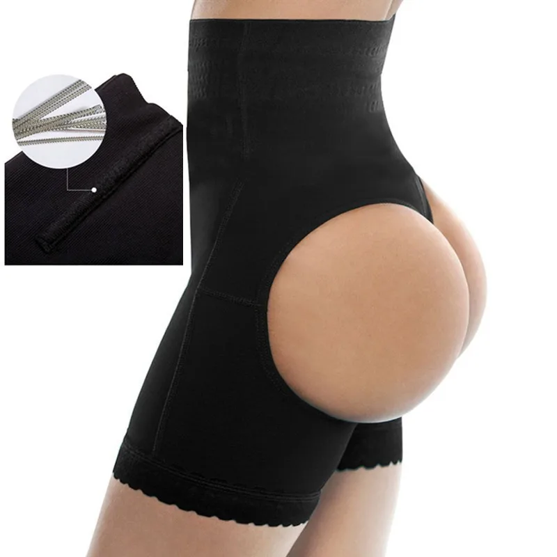 Sexy High Waist Women Yoga Short Butt lift Shaper (1)