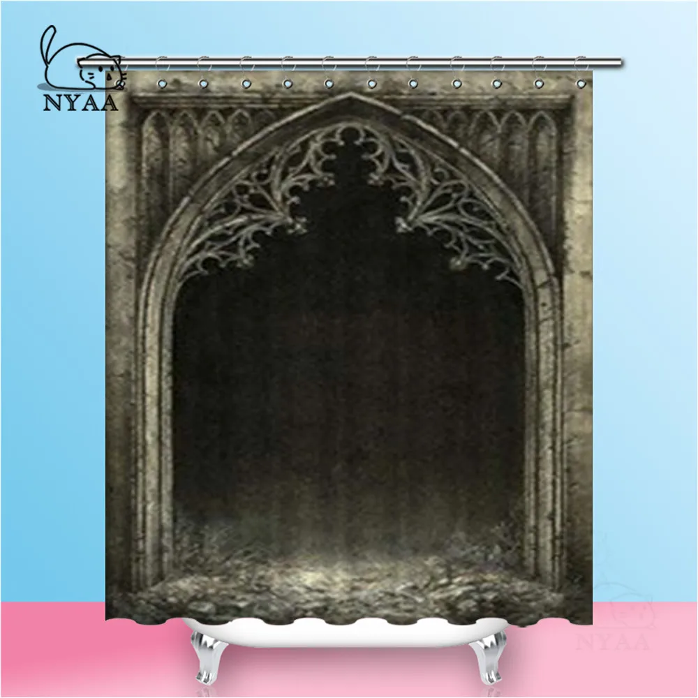 Nyaa Gothic Shower Curtains Fantasy Waterproof Polyester Fabric Bathroom Curtains For Home Decor
Nyaa Gothic Shower Curtains Fantasy Waterproof Polyester Fabric Bathroom Curtains For Home Decor