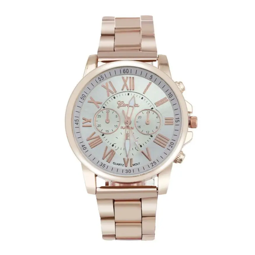 Geneva Watches For Women Roman Number Stainless Steel Strap Band Analog Quartz Sports Dial Wrist Watch Women Female relogio A1
Geneva Watches For Women Roman Number Stainless Steel Strap Band Analog Quartz Sports Dial Wrist Watch Women Female relogio A1