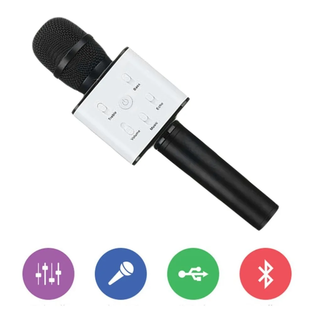 

Professional Wireless Bluetooth Microphone High Sensitivity Home KTV Music Playing Oneline Chat Karaoke Microphone for IOS
