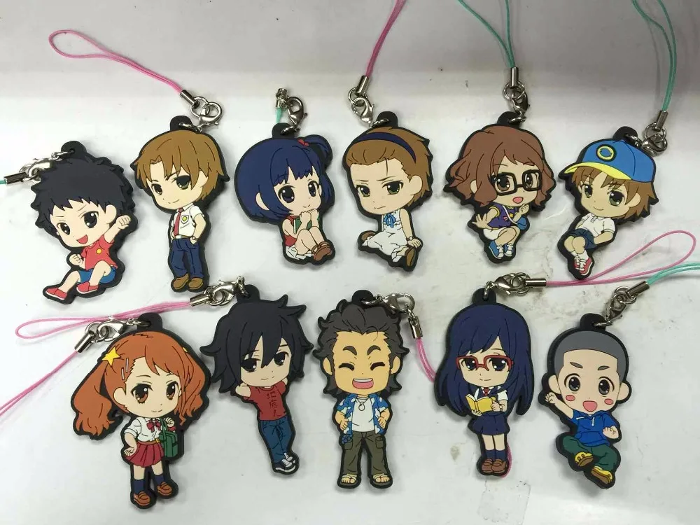 11 Pcs/set Anime Anohana: The Flower We Saw That Day pvc phone strap Keychain pendant toys for gift
11 Pcs/set Anime Anohana: The Flower We Saw That Day pvc phone strap Keychain pendant toys for gift