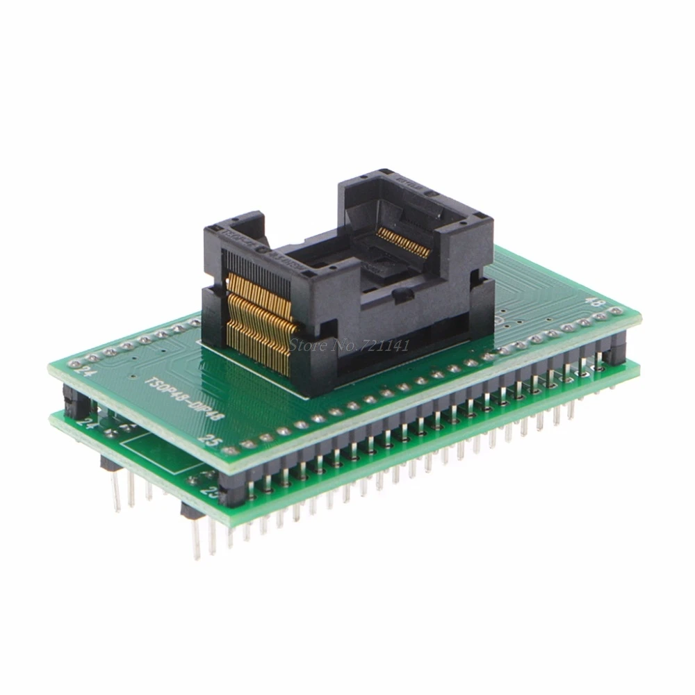 TSOP48 To DIP48 Universal IC Programming Adapter Converter Test Socket 0.5mm Pitch Integrated Circuits
TSOP48 To DIP48 Universal IC Programming Adapter Converter Test Socket 0.5mm Pitch Integrated Circuits