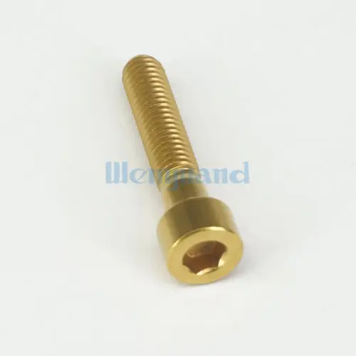 LOT 4 M6 x 30mm Golden TC4 GR5 Titanium Alloy Allen Hex Screw Column Head Bolts For Bicycle
LOT 4 M6 x 30mm Golden TC4 GR5 Titanium Alloy Allen Hex Screw Column Head Bolts For Bicycle