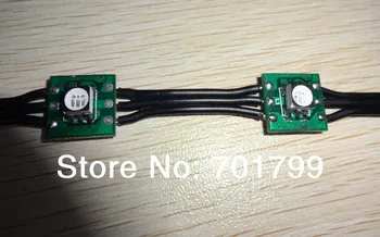 Black DC12V WS2811 led 5050 SMD pixel node;100pcs a string;black wires;4.5cm wire spacing
Black DC12V WS2811 led 5050 SMD pixel node;100pcs a string;black wires;4.5cm wire spacing