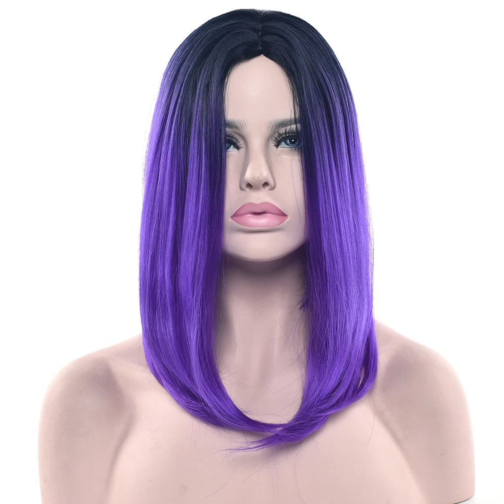 Soowee 10 Colors Synthetic Hair Purple Gray Ombre Hair Short Straight Wigs for Black Women Party Head Accessories Cosplay Wig
Soowee 10 Colors Synthetic Hair Purple Gray Ombre Hair Short Straight Wigs for Black Women Party Head Accessories Cosplay Wig