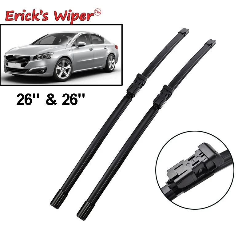 Erick's Wiper Front Wiper Blades For Peugeot 508 2010- 2018 2017 2016 Windshield Windscreen Front Window 26"+26"
Erick's Wiper Front Wiper Blades For Peugeot 508 2010- 2018 2017 2016 Windshield Windscreen Front Window 26"+26"