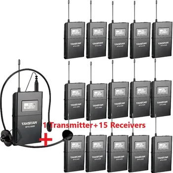 Takstar WTG-500 / WTG500 UHF Wireless Tour Guide System 1 Transmitter+15 Receivers for Tourist guide/Simultaneous interpretation
Takstar WTG-500 / WTG500 UHF Wireless Tour Guide System 1 Transmitter+15 Receivers for Tourist guide/Simultaneous interpretation