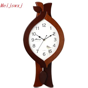 Meijswxj Saat Wall Clock Reloj Relogio de parede Clock Duvar Saati Relogio Horloge Murale Solid wooden modern mute swing clocks
Meijswxj Saat Wall Clock Reloj Relogio de parede Clock Duvar Saati Relogio Horloge Murale Solid wooden modern mute swing clocks