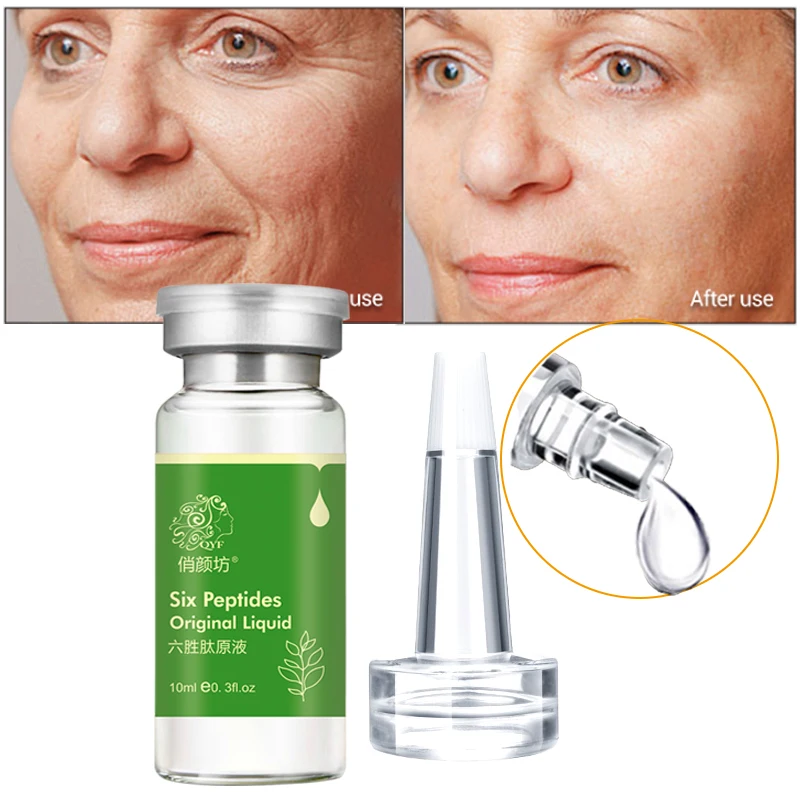 QYF Puro Six Peptides Serum Rgireline Anti Aging Essence Women Shrink Pores Anti Wrinkle Cream Face Cream Acne Treatment 10ml
QYF Puro Six Peptides Serum Rgireline Anti Aging Essence Women Shrink Pores Anti Wrinkle Cream Face Cream Acne Treatment 10ml