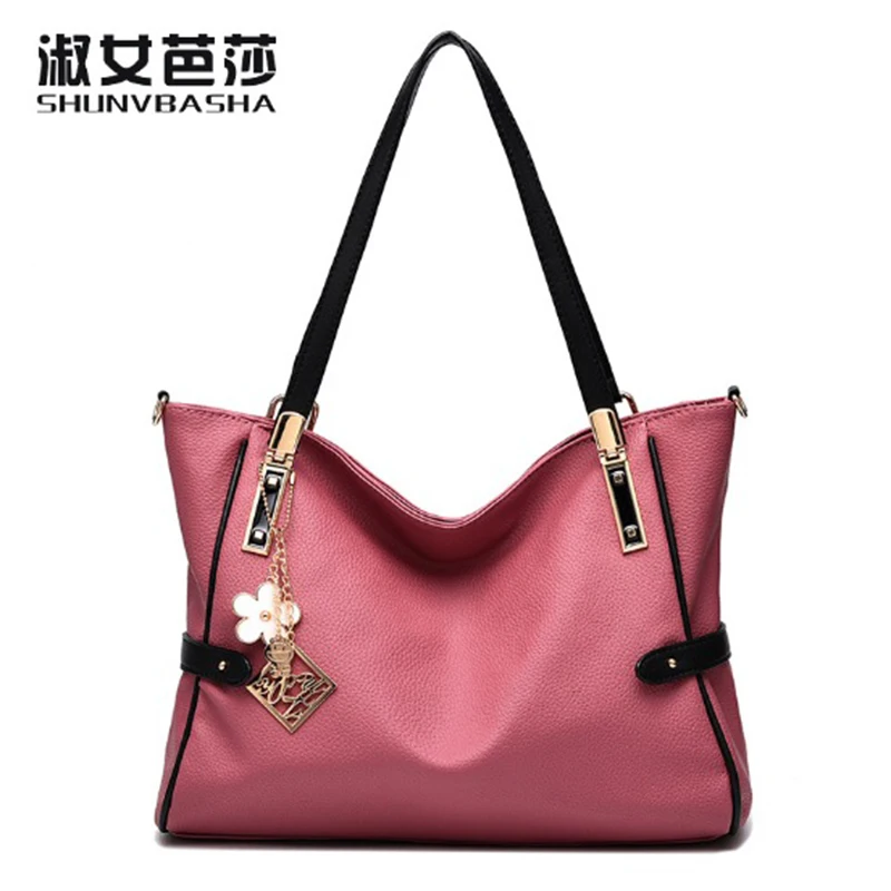 Women Leather Handbags Casual Tote TOP-handle Bag Luxury Pendant Design Lady Shoulder bags Large Tote Bags For Women 2018 Hot
Women Leather Handbags Casual Tote TOP-handle Bag Luxury Pendant Design Lady Shoulder bags Large Tote Bags For Women 2018 Hot
