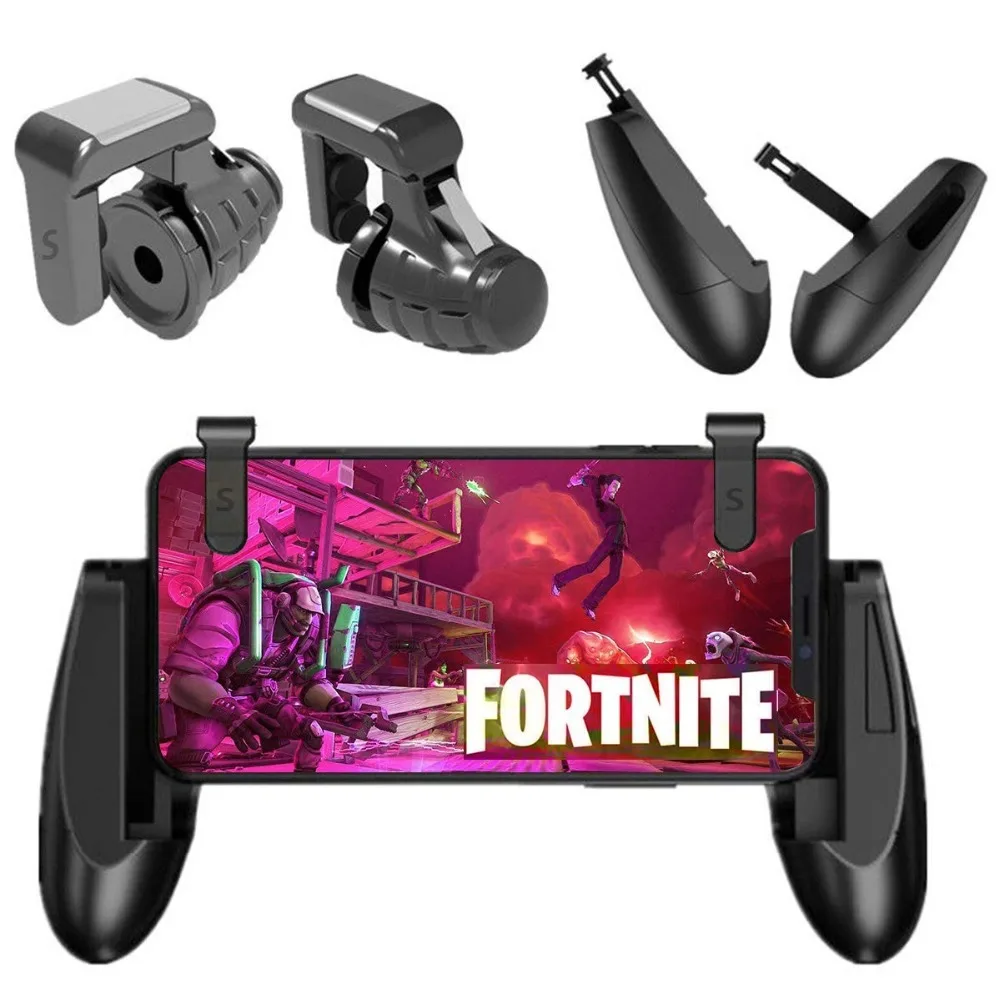 Universal Phone Gamepad Trigger Fire Button Aim Key Smart phone Mobile Games L1R1 Shooter Controller PUBG for iphone Samsung LG
Universal Phone Gamepad Trigger Fire Button Aim Key Smart phone Mobile Games L1R1 Shooter Controller PUBG for iphone Samsung LG