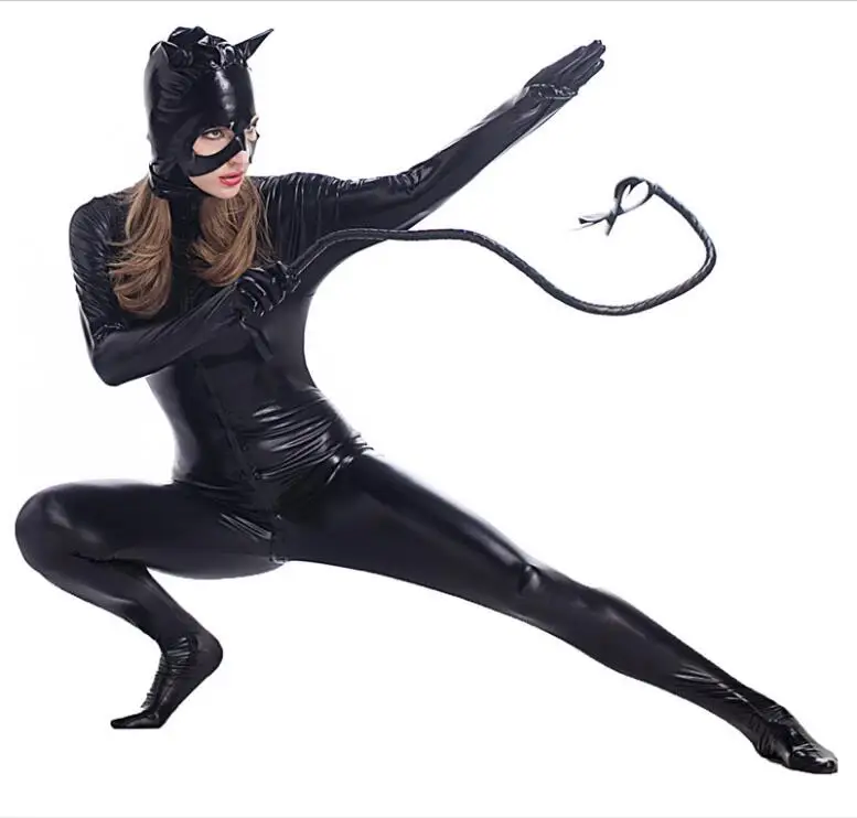 Halloween Costumes Adult Women Deluxe Leather Rider Motorcycle Jacket Cat Lady Catwoman Costume Catsuit Jumpsuit
Halloween Costumes Adult Women Deluxe Leather Rider Motorcycle Jacket Cat Lady Catwoman Costume Catsuit Jumpsuit