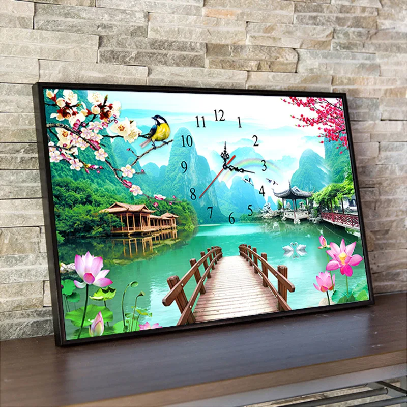 DIY 5D Sale Diamond Embroidery, Diamond Mosaic, Special Shaped, Wall Clock, Landscape scenery, Diamond Painting, Cross Stitch,3D
DIY 5D Sale Diamond Embroidery, Diamond Mosaic, Special Shaped, Wall Clock, Landscape scenery, Diamond Painting, Cross Stitch,3D