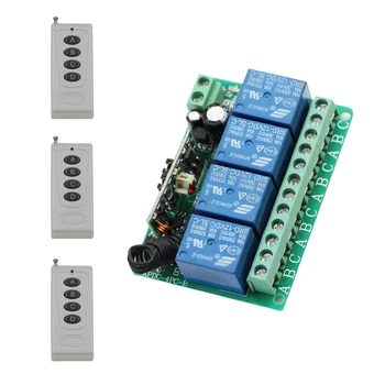 New High Power DC12V 4CH RF Wireless Remote Control System Transmitter +Receiver For Water Pump Motor Controller
New High Power DC12V 4CH RF Wireless Remote Control System Transmitter +Receiver For Water Pump Motor Controller