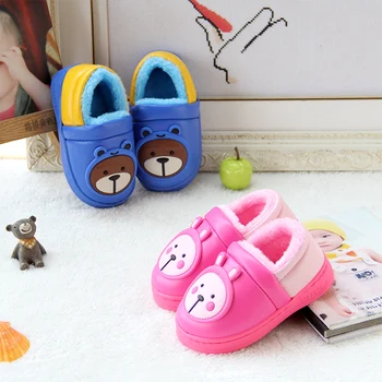 Children Cotton Slippers Boys Cute Cartoon Home Shoes Winter Baby Girls Warm Non-slip Indoor Slippers Kids Waterproof Shoes
Children Cotton Slippers Boys Cute Cartoon Home Shoes Winter Baby Girls Warm Non-slip Indoor Slippers Kids Waterproof Shoes