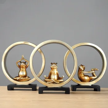 Home Decoration Accessories Gold Blue Green Yoga Frog Decoration Figurine Living Room Ornament Objects Office Resin Gift
Home Decoration Accessories Gold Blue Green Yoga Frog Decoration Figurine Living Room Ornament Objects Office Resin Gift