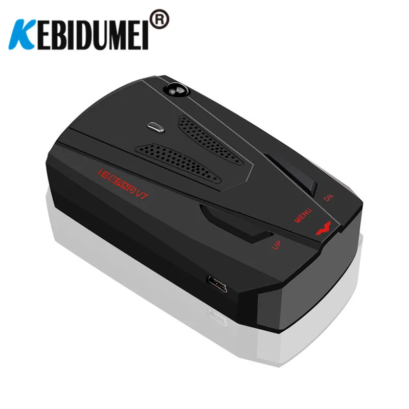 

Universal V7 Car Radar Detector Full Band Scanning Car Radar Voice Alert Warning Speed Monitor Detector English Russian Version