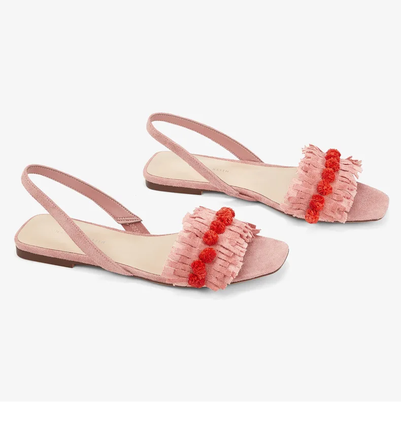 Summer Fashion Tassel Women Sandals Flat Shoes Sweet Style Sandals Women Cute Back Strap Shallow Sandals Women Flock Shoes
Summer Fashion Tassel Women Sandals Flat Shoes Sweet Style Sandals Women Cute Back Strap Shallow Sandals Women Flock Shoes
