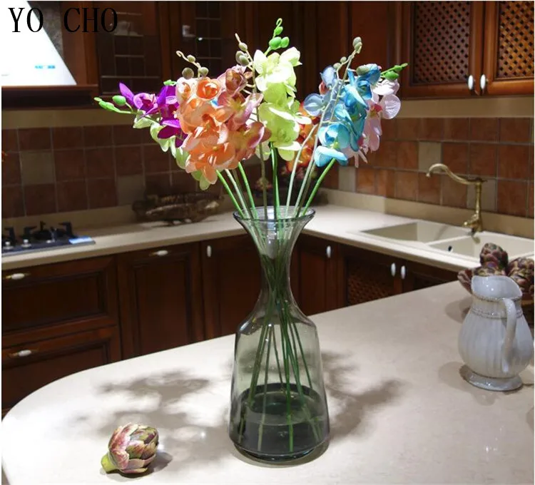 orchid latex real touch latex flowers manmade orchids orchid artificial latex