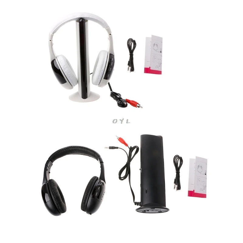 New 5 in 1 Hi-Fi Wireless Headset Headphone Earphone for TV DVD MP3 PC For listening to songs
New 5 in 1 Hi-Fi Wireless Headset Headphone Earphone for TV DVD MP3 PC For listening to songs