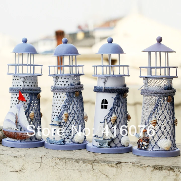 Free Shipping! Mediterranean Ocean Style Metal Lighthouse Candle Holder Lantern 4 designs available M size Home DecorationC1031
Free Shipping! Mediterranean Ocean Style Metal Lighthouse Candle Holder Lantern 4 designs available M size Home DecorationC1031