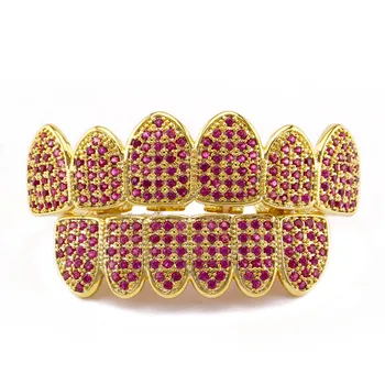 Fashion Full color diamond-studded gold teeth Mouth Punk Teeth Caps Cosplay Party Tooth Rapper Jewelry Gift Orthodontic Braces
Fashion Full color diamond-studded gold teeth Mouth Punk Teeth Caps Cosplay Party Tooth Rapper Jewelry Gift Orthodontic Braces