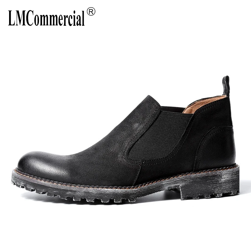Men's Shoes British Retro Chelsea Boots men autumn winter all-match cowhide steel toe boots Martin boots designer high quality
Men's Shoes British Retro Chelsea Boots men autumn winter all-match cowhide steel toe boots Martin boots designer high quality