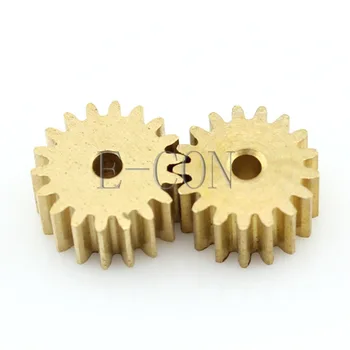 1pcs 0.5M17T 2mm Bore Hole 17 Tooth 5mm Width 0.5 Module Motor Metal Spur Gear