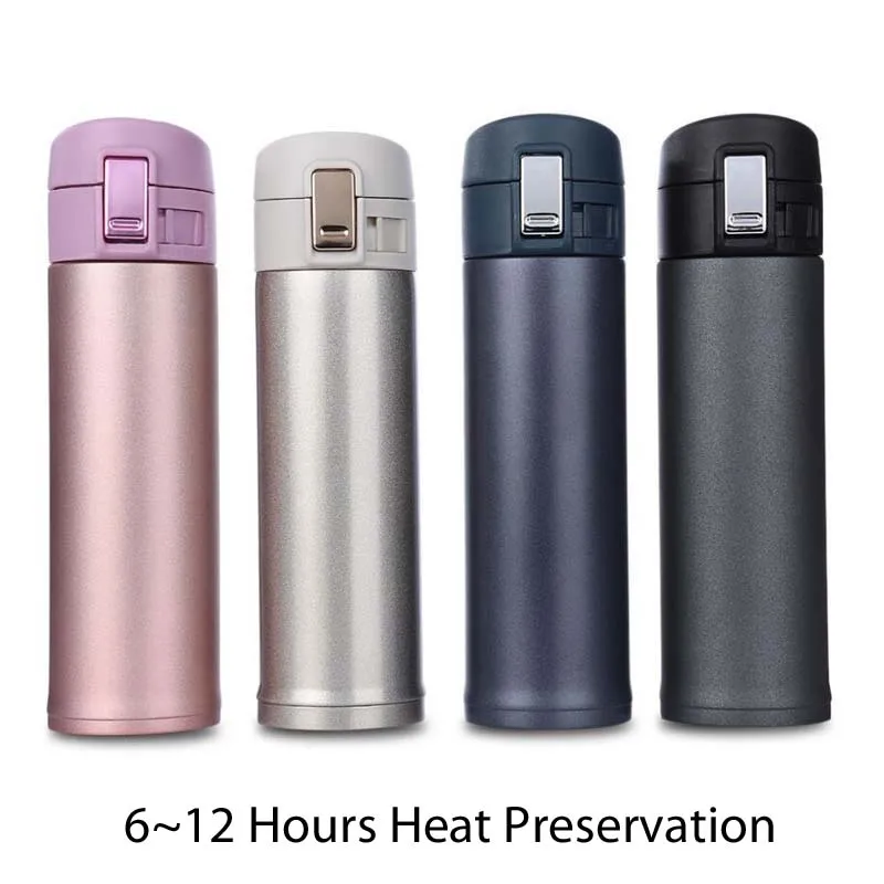 304 Stainless Steel Vacuum Thermal Water Bottle Thermo mug Flip Up Lid bouncing Cover Easy to Carry Sports Travel Mugs
304 Stainless Steel Vacuum Thermal Water Bottle Thermo mug Flip Up Lid bouncing Cover Easy to Carry Sports Travel Mugs
