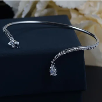 BU02 Fashion Simple AAA Zircon Waterdrop Star Cuff Bangle A*M Design For Women Created gift wedding party jewelry
BU02 Fashion Simple AAA Zircon Waterdrop Star Cuff Bangle A*M Design For Women Created gift wedding party jewelry