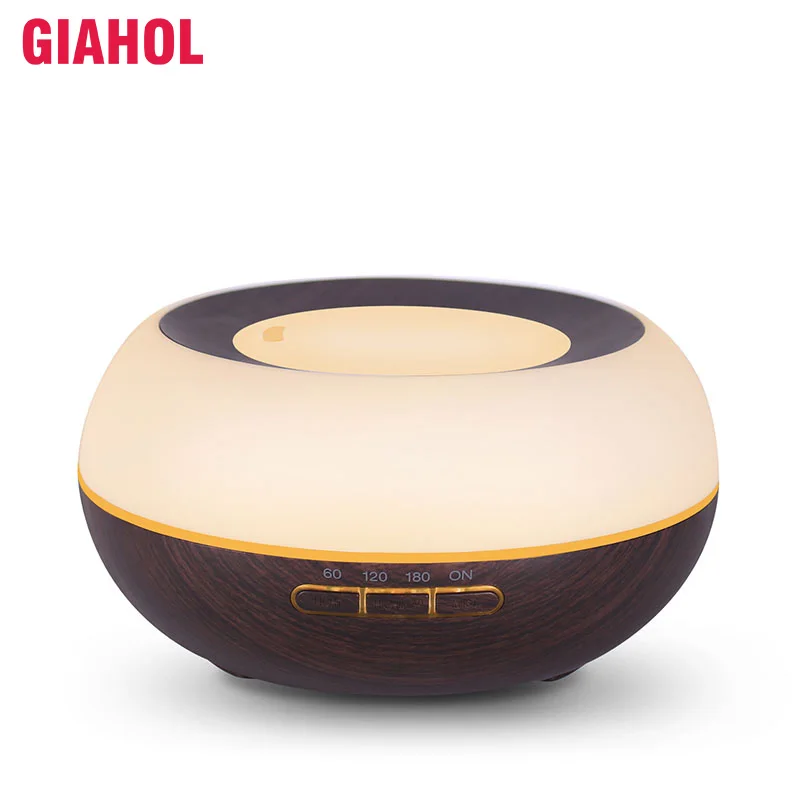 GIAHOL 300Ml ABS Wood Grain Essential Oil Diffuser LED Color Light Ultrasonic Aromatherapy Hunidifier for home Bedroom(Brown)
GIAHOL 300Ml ABS Wood Grain Essential Oil Diffuser LED Color Light Ultrasonic Aromatherapy Hunidifier for home Bedroom(Brown)