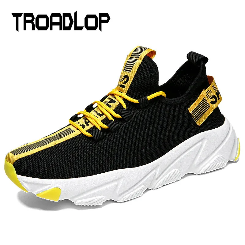 Troadlop Knitted Mesh Sneakers Stretch Footwear Sock Shoes Black Yellow Red Cheap Tenis Zapatos Hombre
Troadlop Knitted Mesh Sneakers Stretch Footwear Sock Shoes Black Yellow Red Cheap Tenis Zapatos Hombre