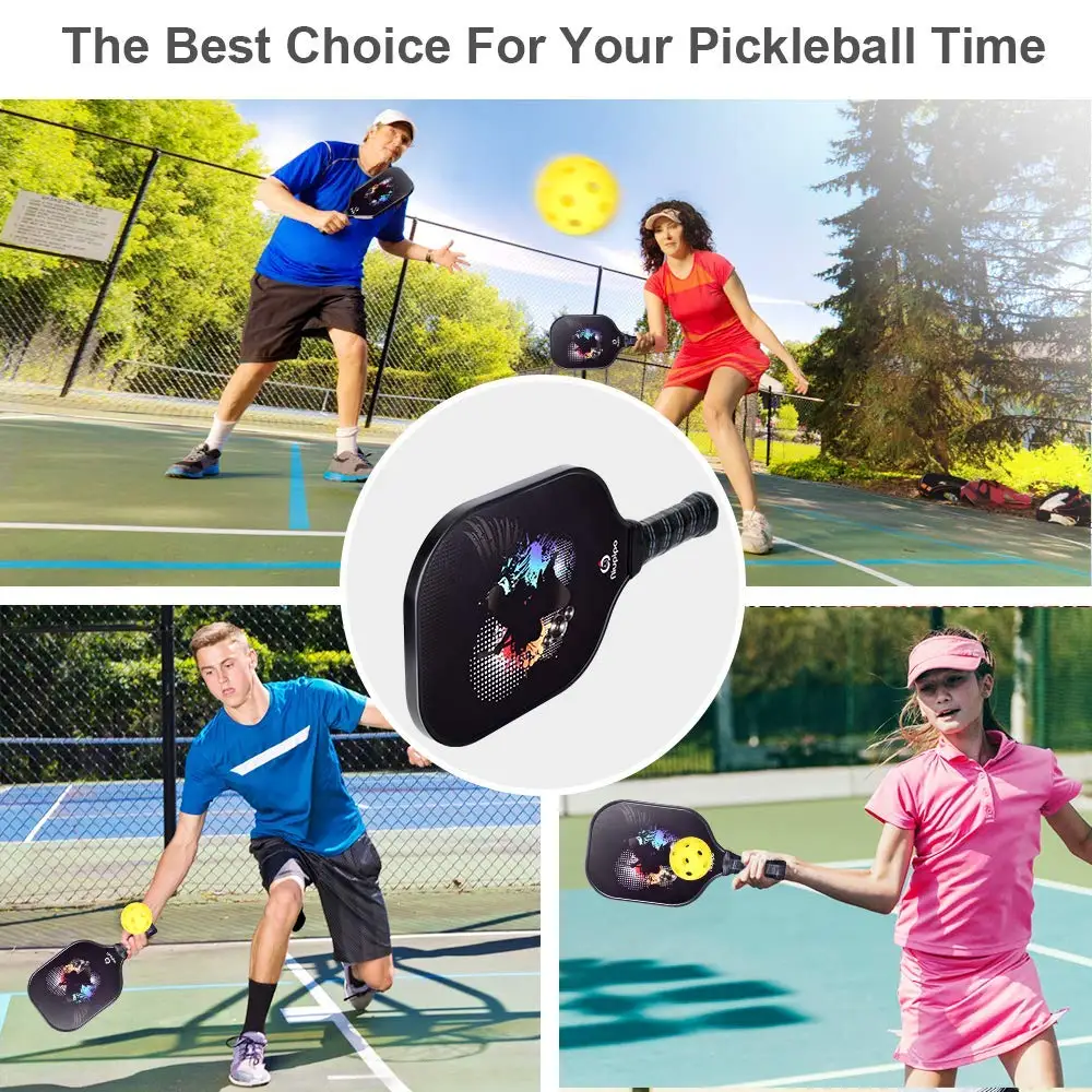 Brand New High Quality Pickleball Paddle Ball and Racket Graphite Carbon Fiber Face Pickleball Racquet for Outdoor Indoor Sport
Brand New High Quality Pickleball Paddle Ball and Racket Graphite Carbon Fiber Face Pickleball Racquet for Outdoor Indoor Sport