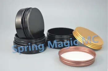 50Pcs x 50ml black PET cream jars with white Aluminum lid mask Jar,50g Empty cosmetic jar, cosmetic packaging,cream bottle
50Pcs x 50ml black PET cream jars with white Aluminum lid mask Jar,50g Empty cosmetic jar, cosmetic packaging,cream bottle