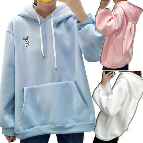 Hot Women Rabbit Ear Girl Long Sleeve Hoodie Sweatshirt Hooded Coat Tops Cute Lady Autumn Winter Warm Sweat shirts New
Hot Women Rabbit Ear Girl Long Sleeve Hoodie Sweatshirt Hooded Coat Tops Cute Lady Autumn Winter Warm Sweat shirts New