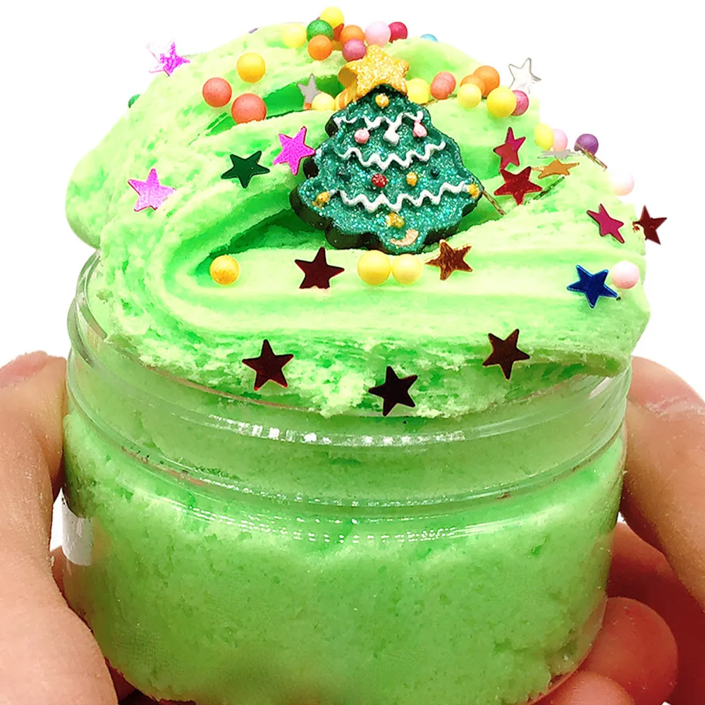 Christmas Tree Mud Fluffy Floam Slime Putty Scented Stress Clay Sludge DIY Clear Slime Toys For Christmas Gift Dropshipping
Christmas Tree Mud Fluffy Floam Slime Putty Scented Stress Clay Sludge DIY Clear Slime Toys For Christmas Gift Dropshipping