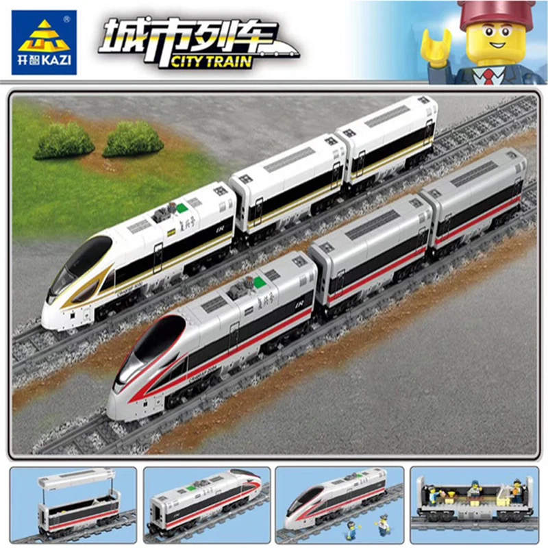 KAZI RC Electric Revival Train Tracks Rail Power Function LegSet Technic City Building Blocks Bricks Toys Gifts For Children
KAZI RC Electric Revival Train Tracks Rail Power Function LegSet Technic City Building Blocks Bricks Toys Gifts For Children