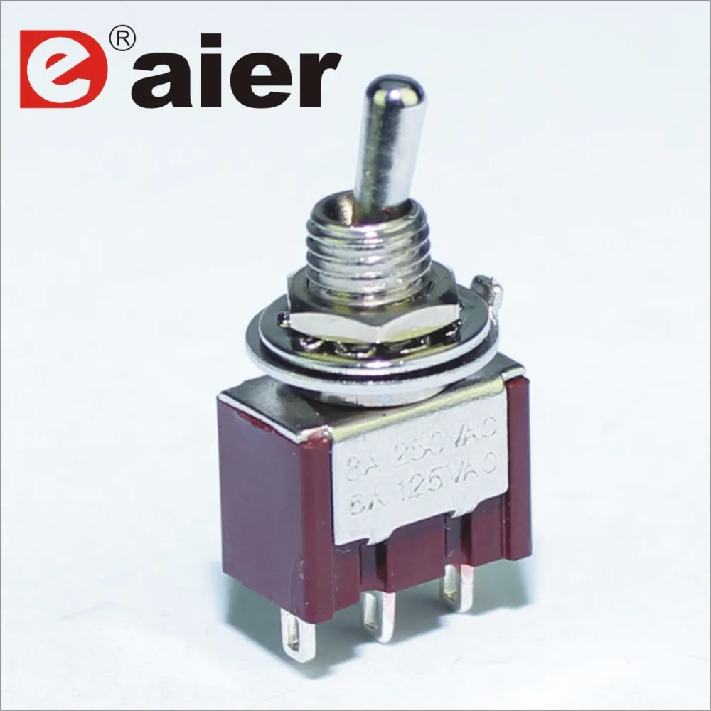 100PCS MTS-102-C1 Single Pole Toggle Switch 6MM 3A 250VAC 6A 125VAC 3Pin SPDT 2 Position Latching Mini ON ON PCB Toggle Switch
100PCS MTS-102-C1 Single Pole Toggle Switch 6MM 3A 250VAC 6A 125VAC 3Pin SPDT 2 Position Latching Mini ON ON PCB Toggle Switch