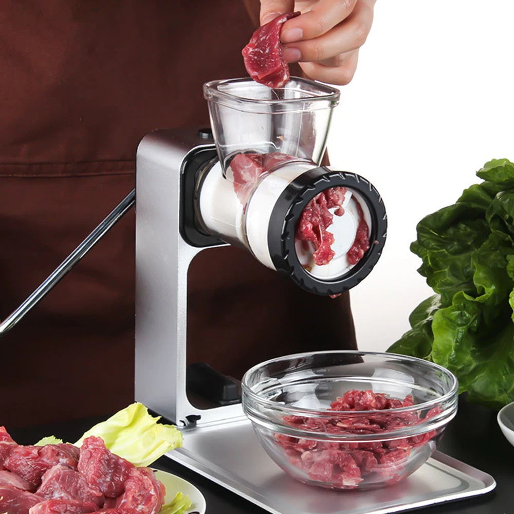 Manual Meat Grinder Aluminum Alloy Vegetable Mincer Sausage Stuffer Slicer Pasta Maker for Home Meat Fish Beef Kitchen Machine
Manual Meat Grinder Aluminum Alloy Vegetable Mincer Sausage Stuffer Slicer Pasta Maker for Home Meat Fish Beef Kitchen Machine