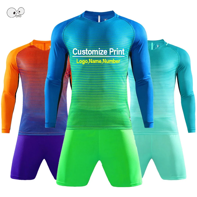 Men Long Sleeve Soccer Sets Kids Sports Training Kit Boys Football Jerseys And Shorts Suit Adult Running Uniforms Custom Printed
Men Long Sleeve Soccer Sets Kids Sports Training Kit Boys Football Jerseys And Shorts Suit Adult Running Uniforms Custom Printed