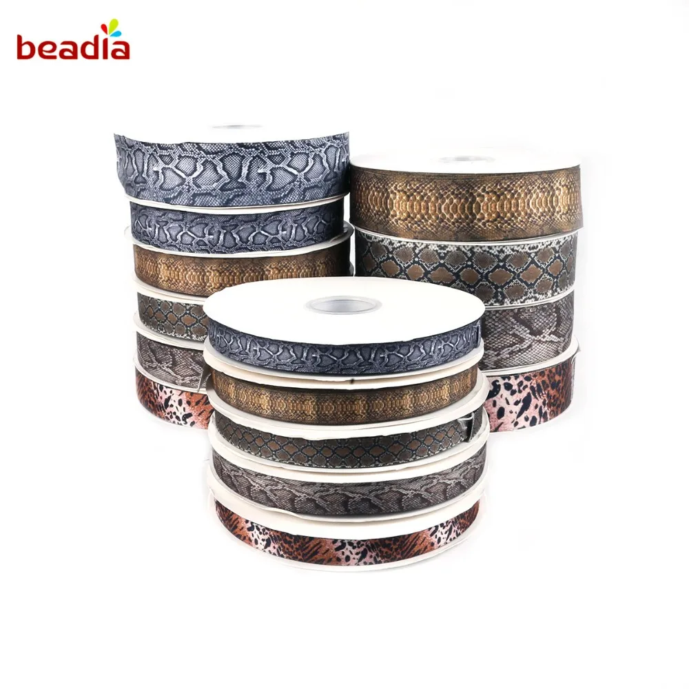 2 Yards Leopard Pattern Printed Poly Cotton Ribbon For Party Home Wedding Decoration Gift Wrapping Garment Accessories
2 Yards Leopard Pattern Printed Poly Cotton Ribbon For Party Home Wedding Decoration Gift Wrapping Garment Accessories