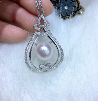 925 Silver Pendant Setting Mounting Pendant Findings and Component for Oyster Akoya Edison Pearls Corals Jade Stones Beads
925 Silver Pendant Setting Mounting Pendant Findings and Component for Oyster Akoya Edison Pearls Corals Jade Stones Beads