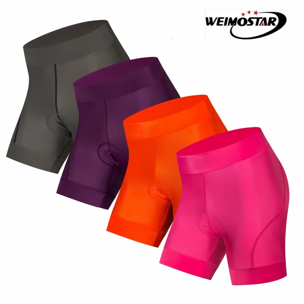 Женские велосипедные шорты Weimostar pro team Sport mtb 4D гелевые для езды на велосипеде
